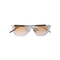 Aplos 48mm Hexagon Sunglasses | Orange