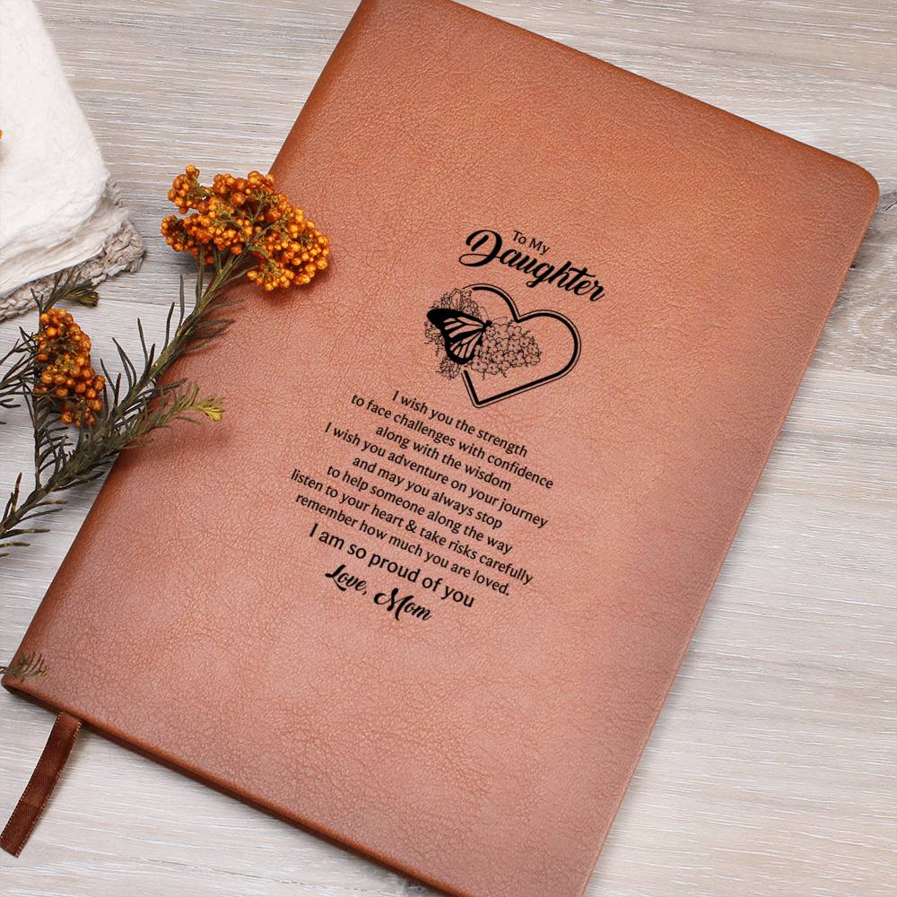 To My Daughter Butterfly Journal _ Mom's Love Letter Notebook
