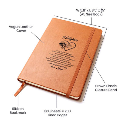 To My Daughter Butterfly Journal _ Mom's Love Letter Notebook