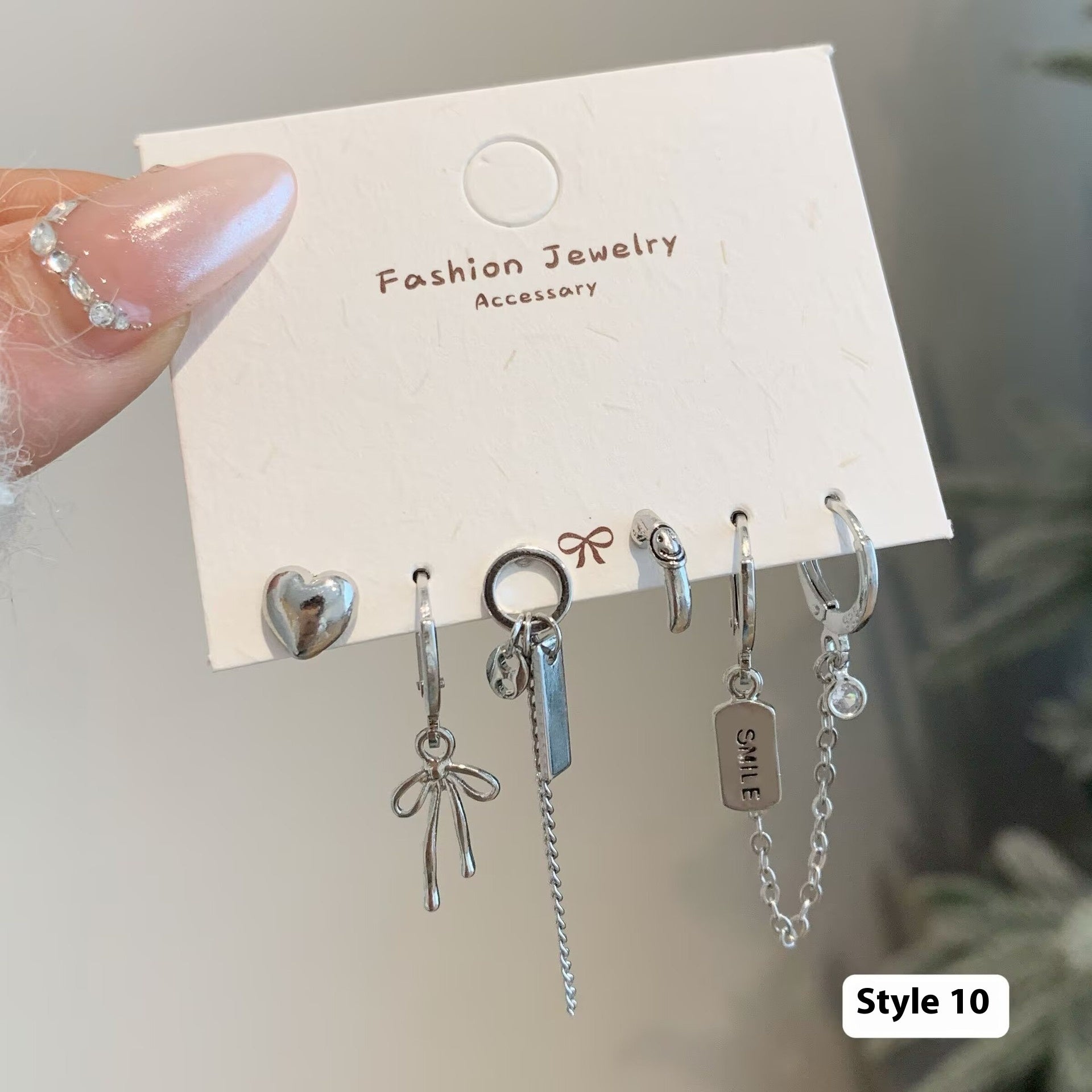 Minimalist Personality Love Butterfly Ear Clip Suit Female