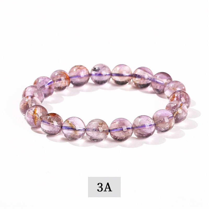 Natural Brazilian Iced Amethyst Bracelet For Girls