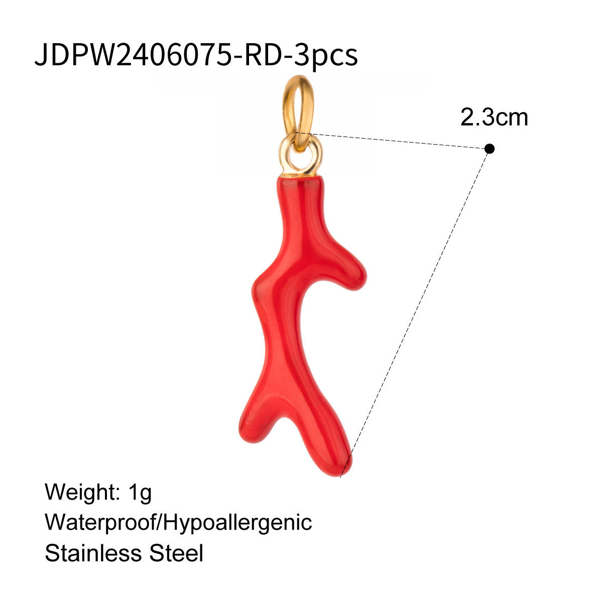 Women's Cute Drop Oil Pendant Color Retention Necklace Pendant