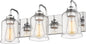 Farmhouse Glass Bathroom Vanity Light Fixture