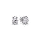 Classic Four Prong Oval Diamond Solitaire Stud Earrings [IGI Certified]