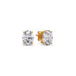 Classic Four Prong Oval Diamond Solitaire Stud Earrings [IGI Certified]