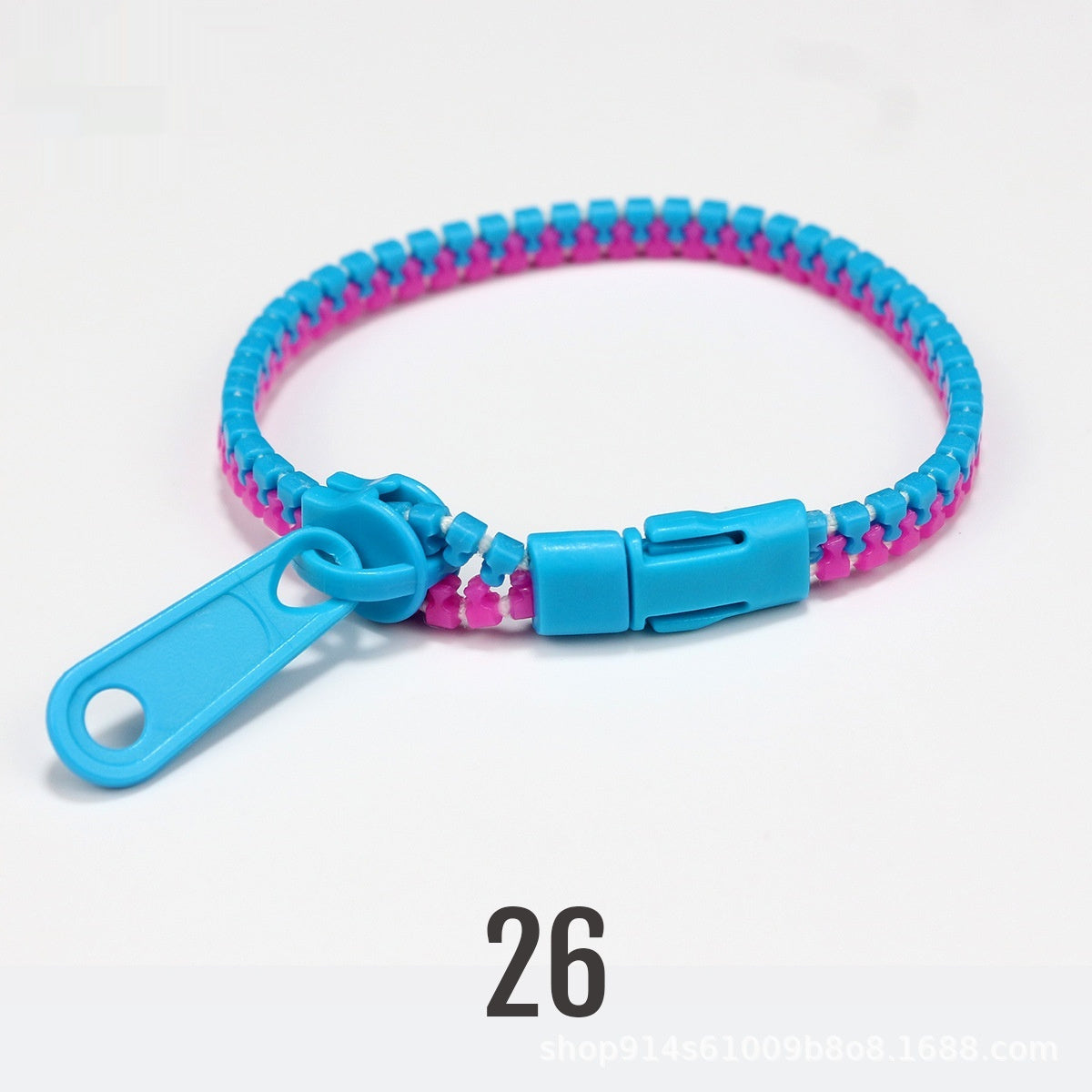 No 5 Two-color Children's Zipper Bracelet