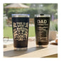 Best Dad Ever Tumbler 20oz Stainless Steel Father's Day Gift