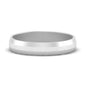 Wedding Band Beveled Edge Matte