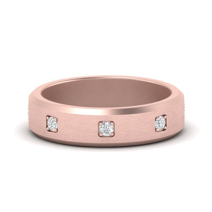 Beveled Mens Promise Ring
