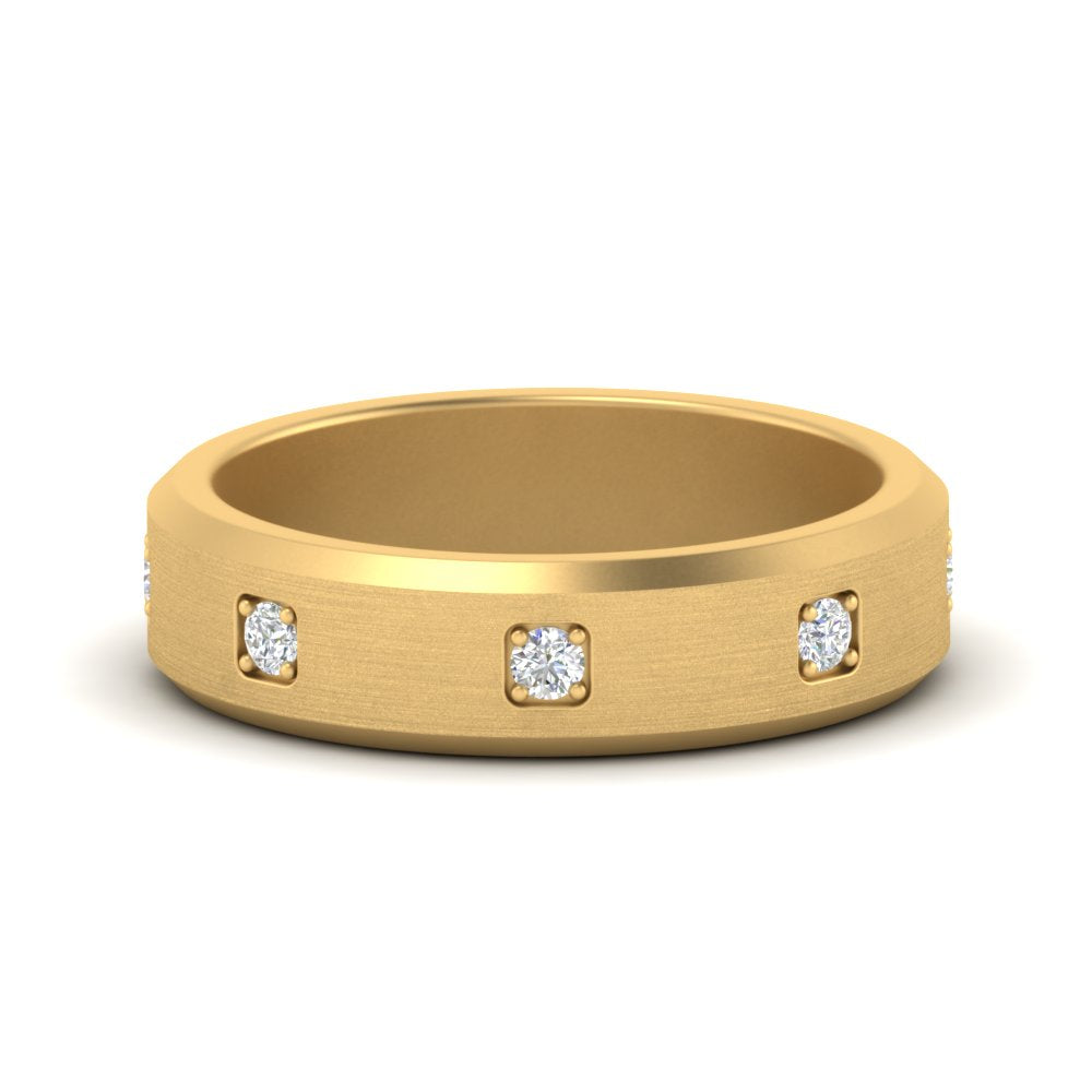 Beveled Mens Promise Ring