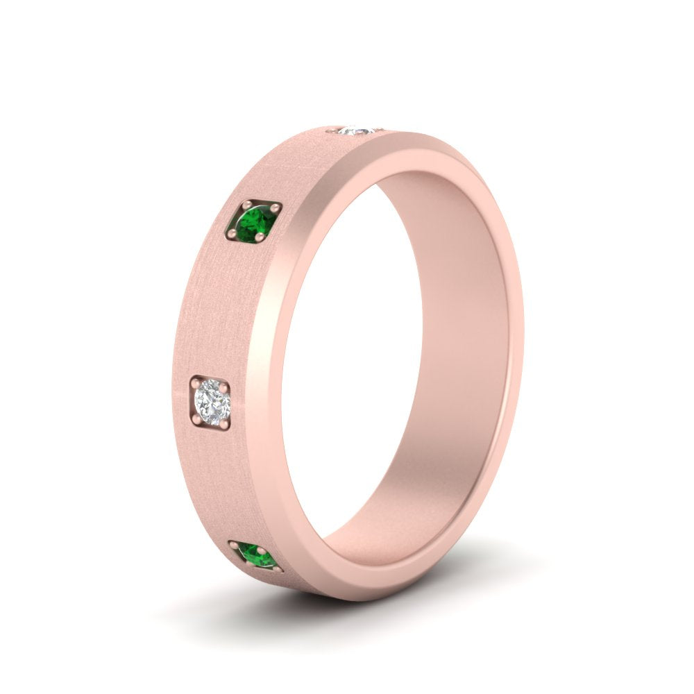 Beveled Mens Promise Ring