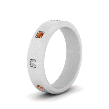 Beveled Mens Promise Ring