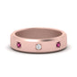 Beveled Mens Promise Ring
