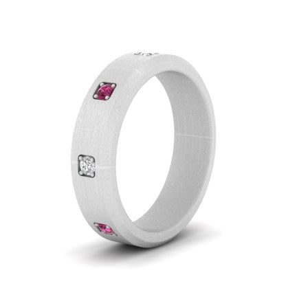 Beveled Mens Promise Ring
