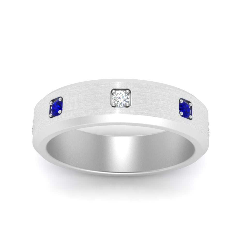 Beveled Mens Promise Ring