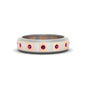 Bezel Round Mens Wedding Ring