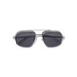 Bold Black 56mm Aviator Sunglasses | Black