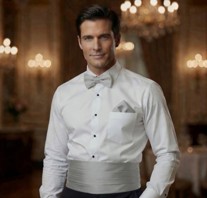 Insta Slim® Cummerbund, Bow Tie & Pocket Square Set 155488