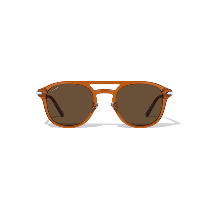 Coast 50mm Double Bridge Sunglasses | Burnt Orange