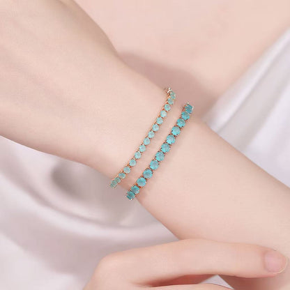 Minimalist Exquisite Versatile And Subtly Luxurious Haze-green Bracelet