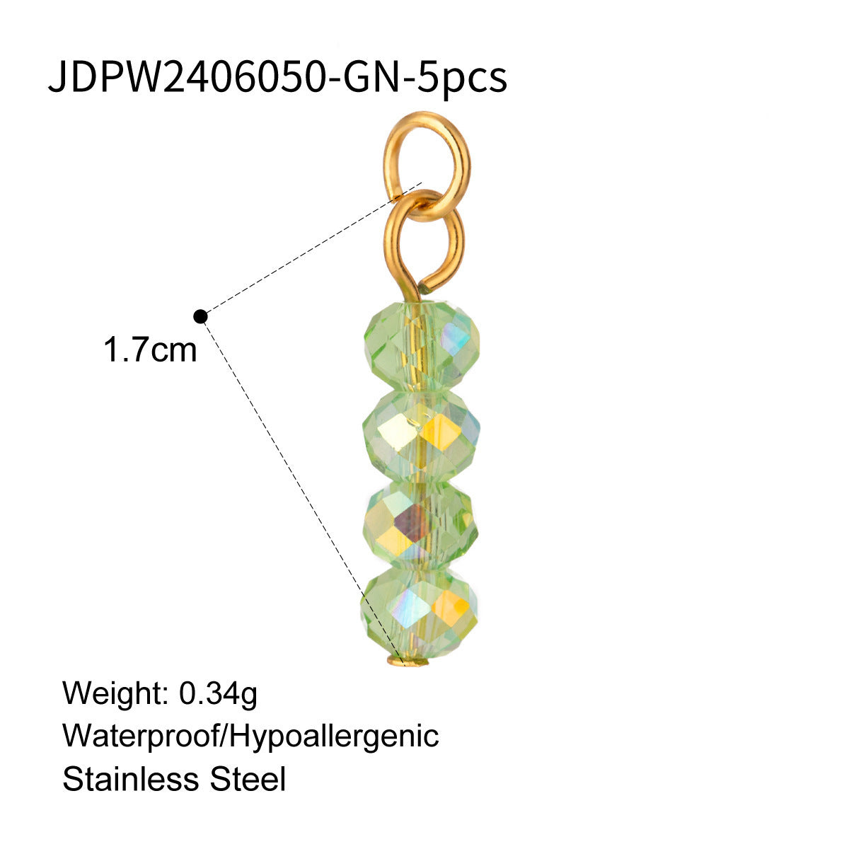 Women's Cute Drop Oil Pendant Color Retention Necklace Pendant