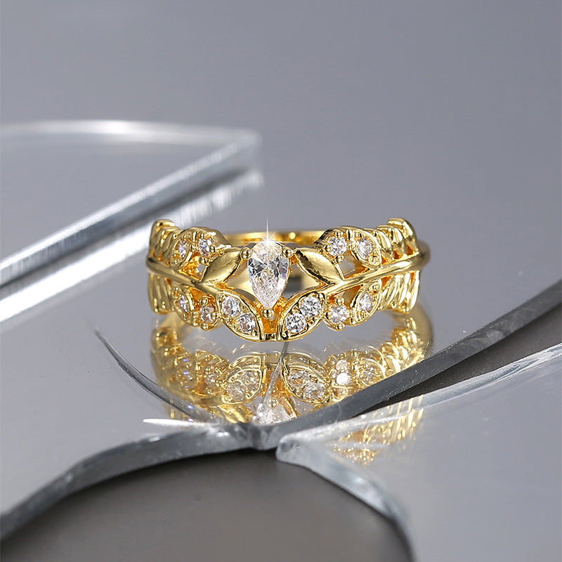 Xiaoxiangfeng Exquisite Niche Design Ring Women