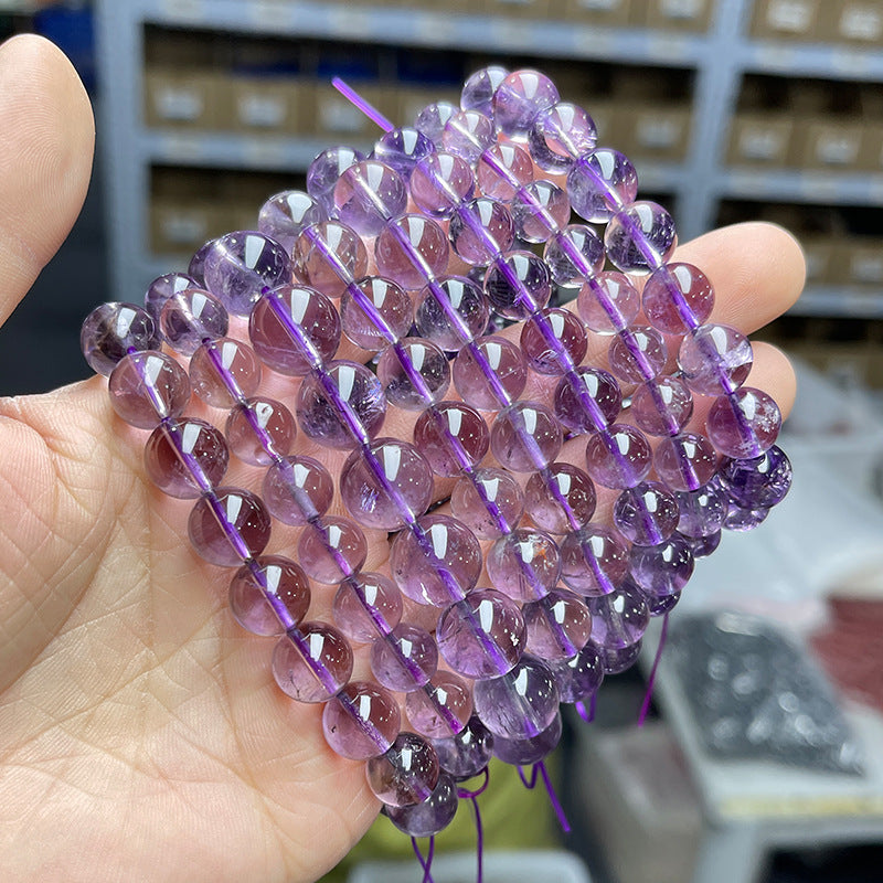 Natural Brazilian Iced Amethyst Bracelet For Girls