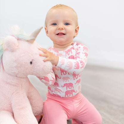 Candy Pink Flare Legging