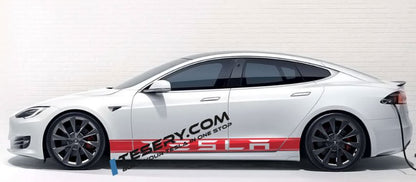 Side Skirt Stripe Decals (2-Pack) | 3 Styles | Multiple Colors | Scratch Protection