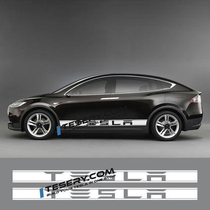 Side Skirt Stripe Decals (2-Pack) | 3 Styles | Multiple Colors | Scratch Protection