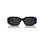 Caroline 51mm Rectangle Sunglasses | Black