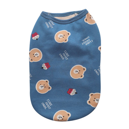 Pet Clothes Autumn And Winter Clothes Plush Vest Small Medium And Large