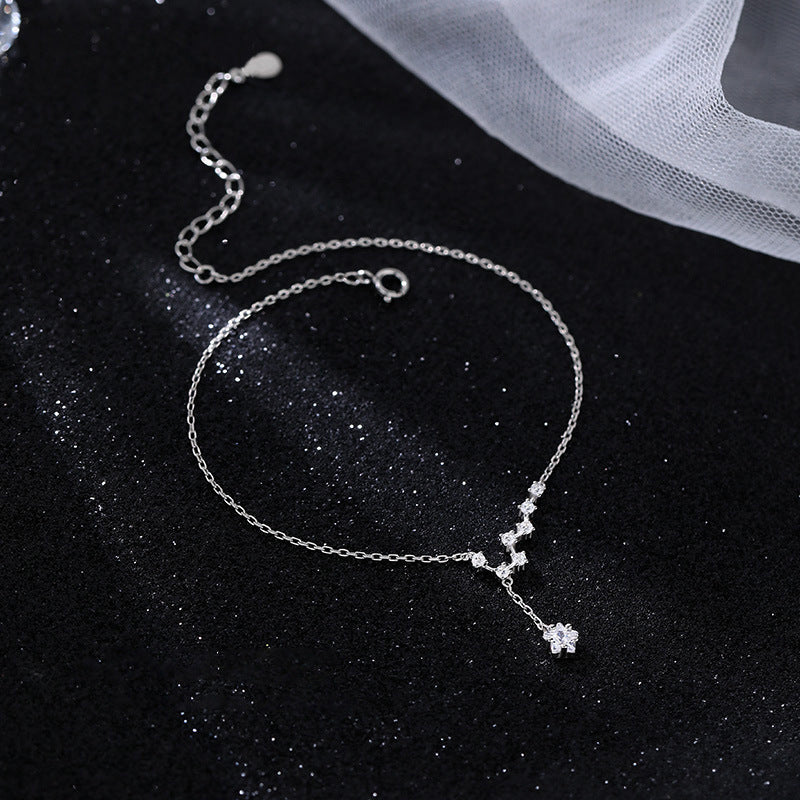 Big Dipper Temperament Entry Lux Niche Design Anklet For Women