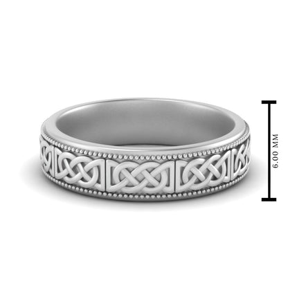 Celtic Knot Eternity Band