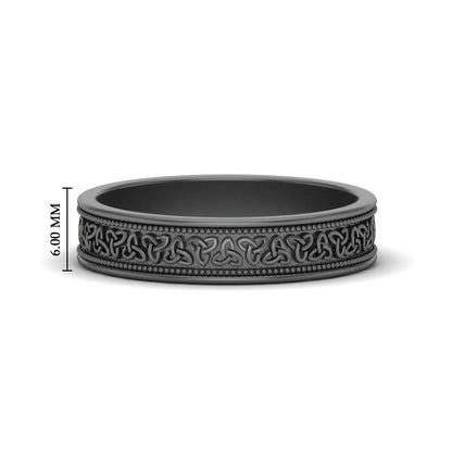 Celtic Mens Gold Band Rings