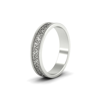 Celtic Mens Gold Band Rings