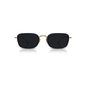 Cerise 50mm Rectangle Sunglasses | Black