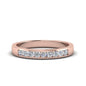 Channel 9 Stone Mens Wedding Ring