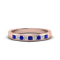 Channel 9 Stone Mens Wedding Ring