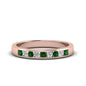 Channel 9 Stone Mens Wedding Ring
