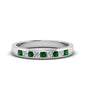 Channel 9 Stone Mens Wedding Ring