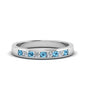 Channel 9 Stone Mens Wedding Ring