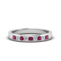 Channel 9 Stone Mens Wedding Ring