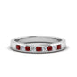 Channel 9 Stone Mens Wedding Ring