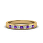 Channel 9 Stone Mens Wedding Ring