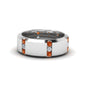 Channel Set 3 Stone Mens Anniversary Ring