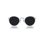 Clara 48mm Round Sunglasses | White