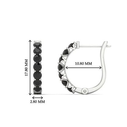 Modern Huggie Hoop Earrings