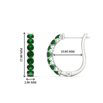 Modern Huggie Hoop Earrings
