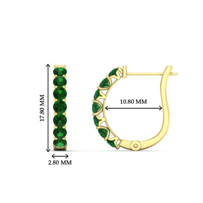Modern Huggie Hoop Earrings